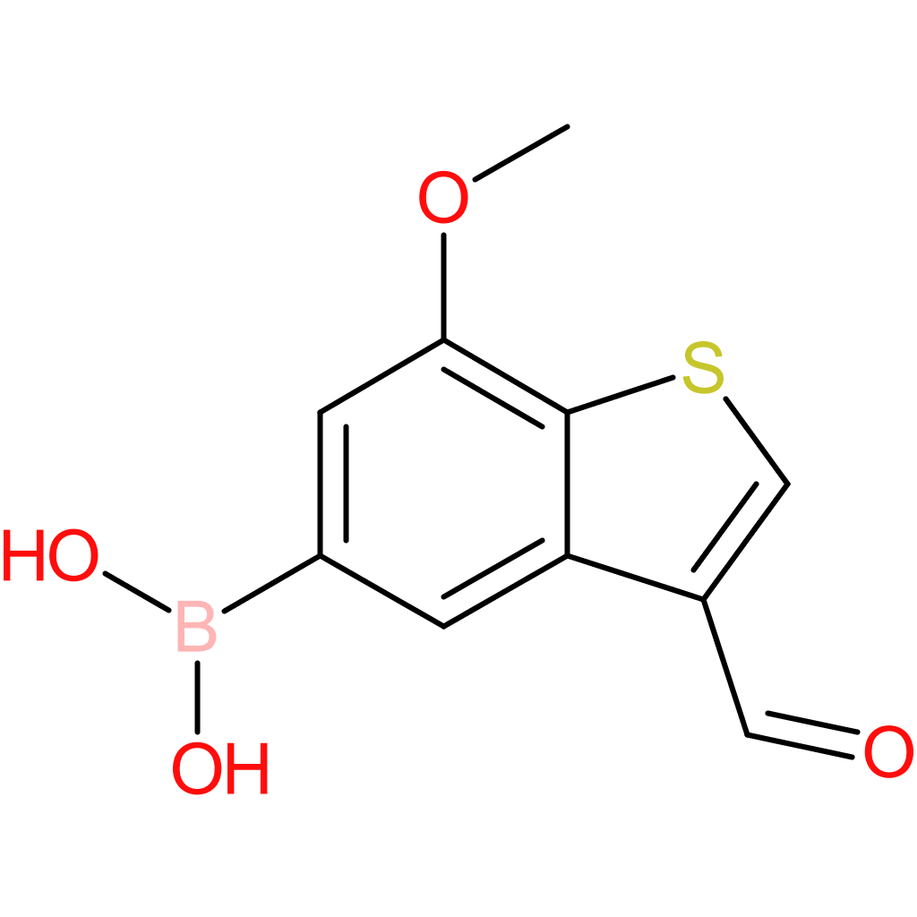 3-formyl-7-methoxybenzothiophene-5-boronic acid