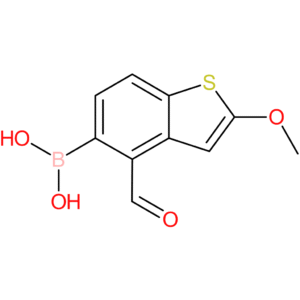 4-formyl-2-methoxybenzothiophene-5-boronic acid