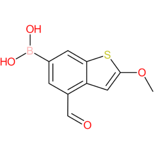 4-formyl-2-methoxybenzothiophene-6-boronic acid
