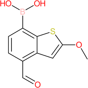4-formyl-2-methoxybenzothiophene-7-boronic acid