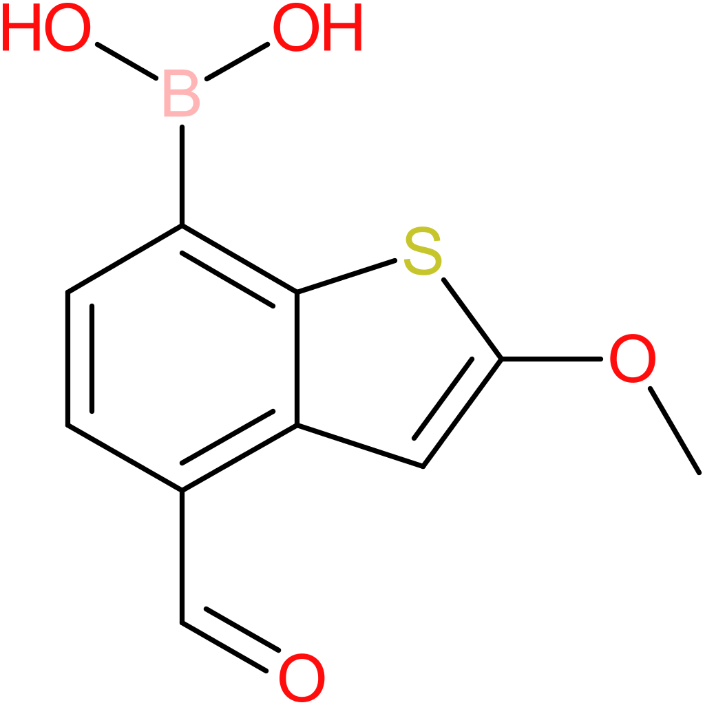 4-formyl-2-methoxybenzothiophene-7-boronic acid
