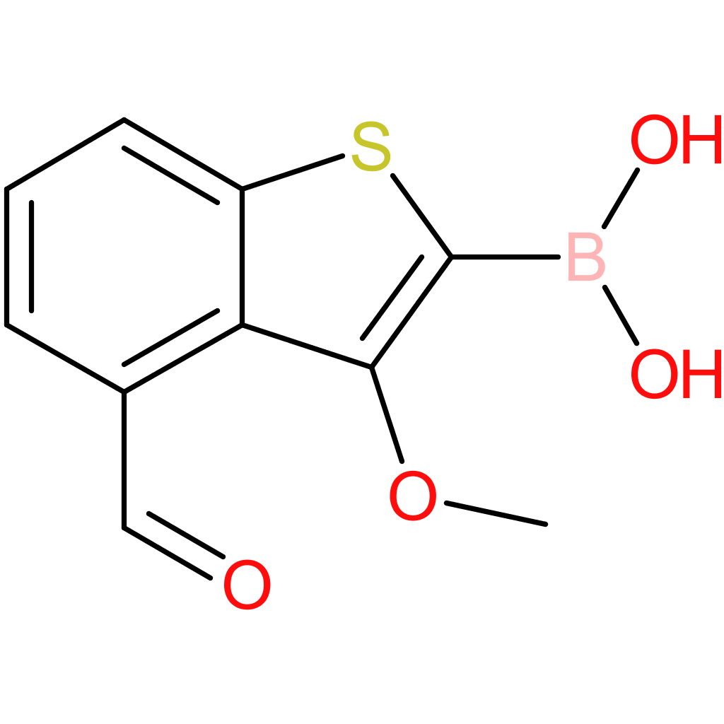 4-formyl-3-methoxybenzothiophene-2-boronic acid