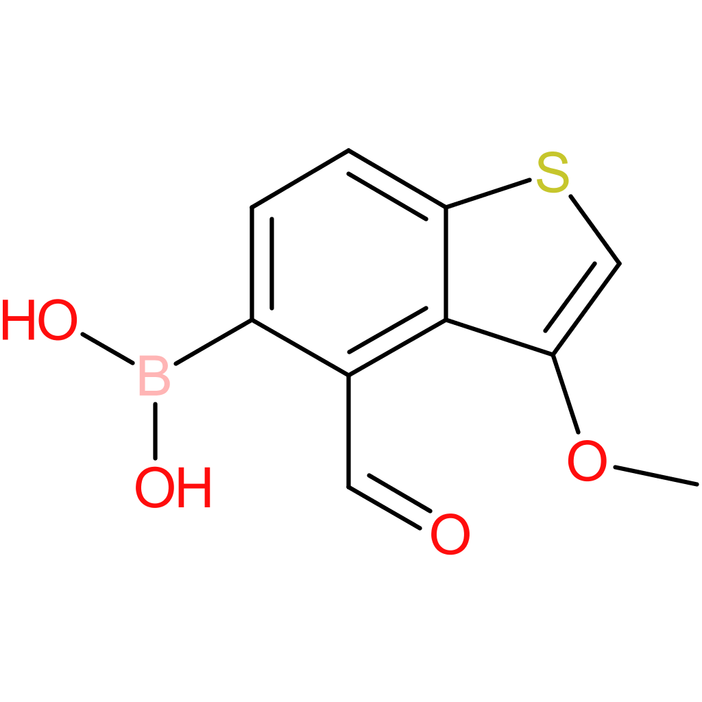 4-formyl-3-methoxybenzothiophene-5-boronic acid
