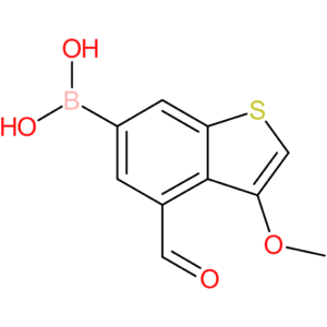 4-formyl-3-methoxybenzothiophene-6-boronic acid