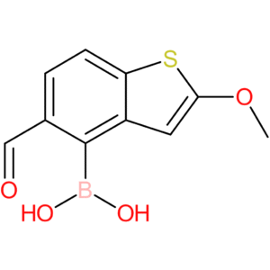 5-formyl-2-methoxybenzothiophene-4-boronic acid
