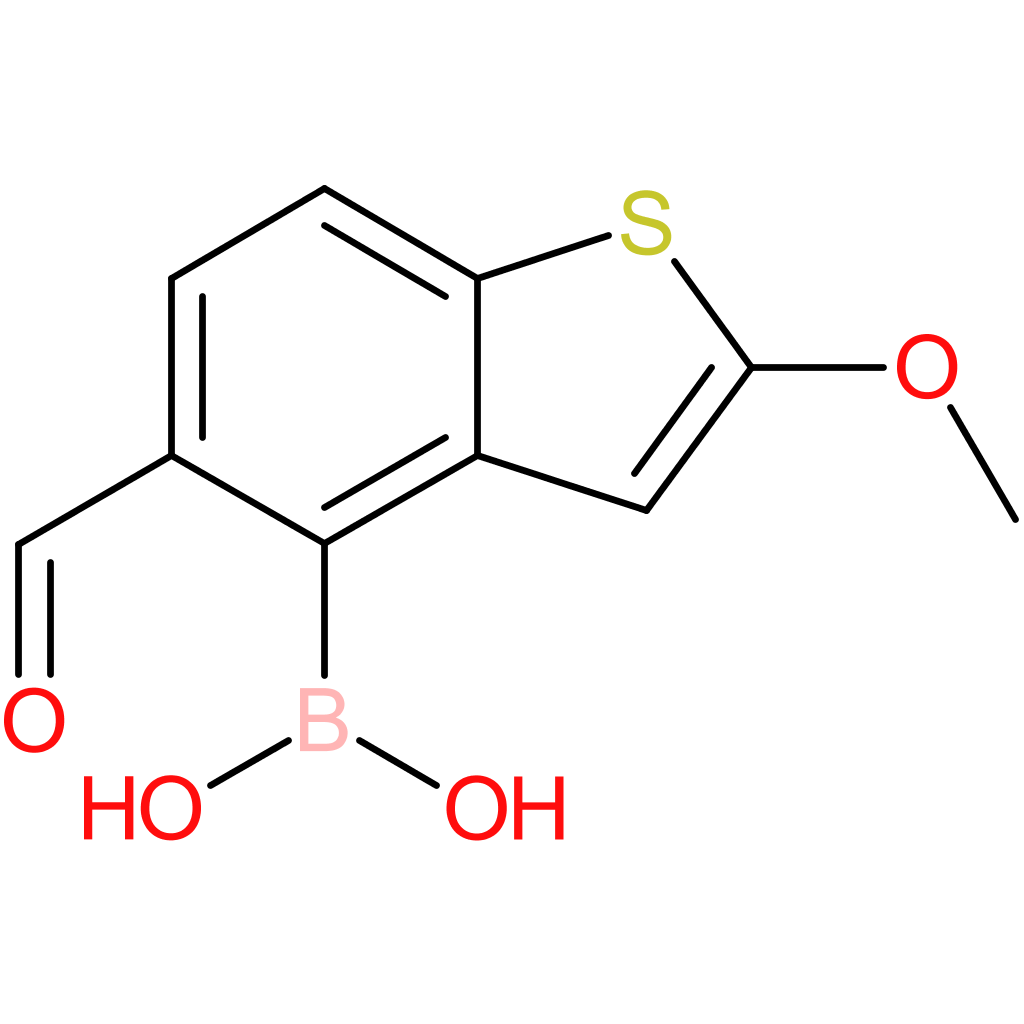 5-formyl-2-methoxybenzothiophene-4-boronic acid