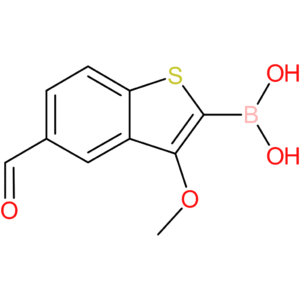 5-formyl-3-methoxybenzothiophene-2-boronic acid