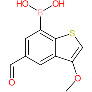 5-formyl-3-methoxybenzothiophene-7-boronic acid