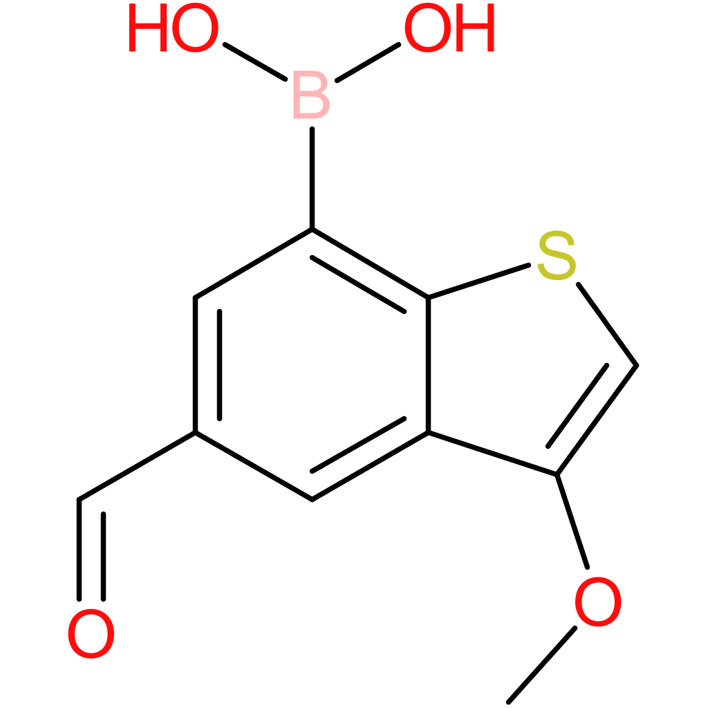 5-formyl-3-methoxybenzothiophene-7-boronic acid