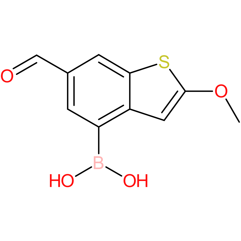 6-formyl-2-methoxybenzothiophene-4-boronic acid