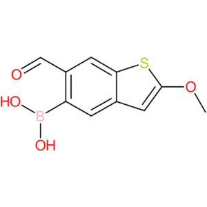 6-formyl-2-methoxybenzothiophene-5-boronic acid