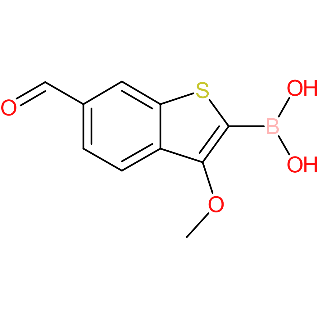 6-formyl-3-methoxybenzothiophene-2-boronic acid