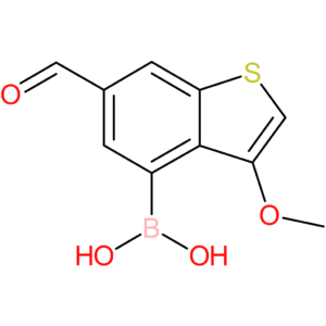 6-formyl-3-methoxybenzothiophene-4-boronic acid