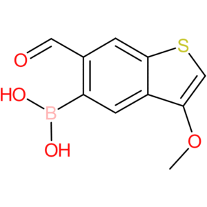 6-formyl-3-methoxybenzothiophene-5-boronic acid