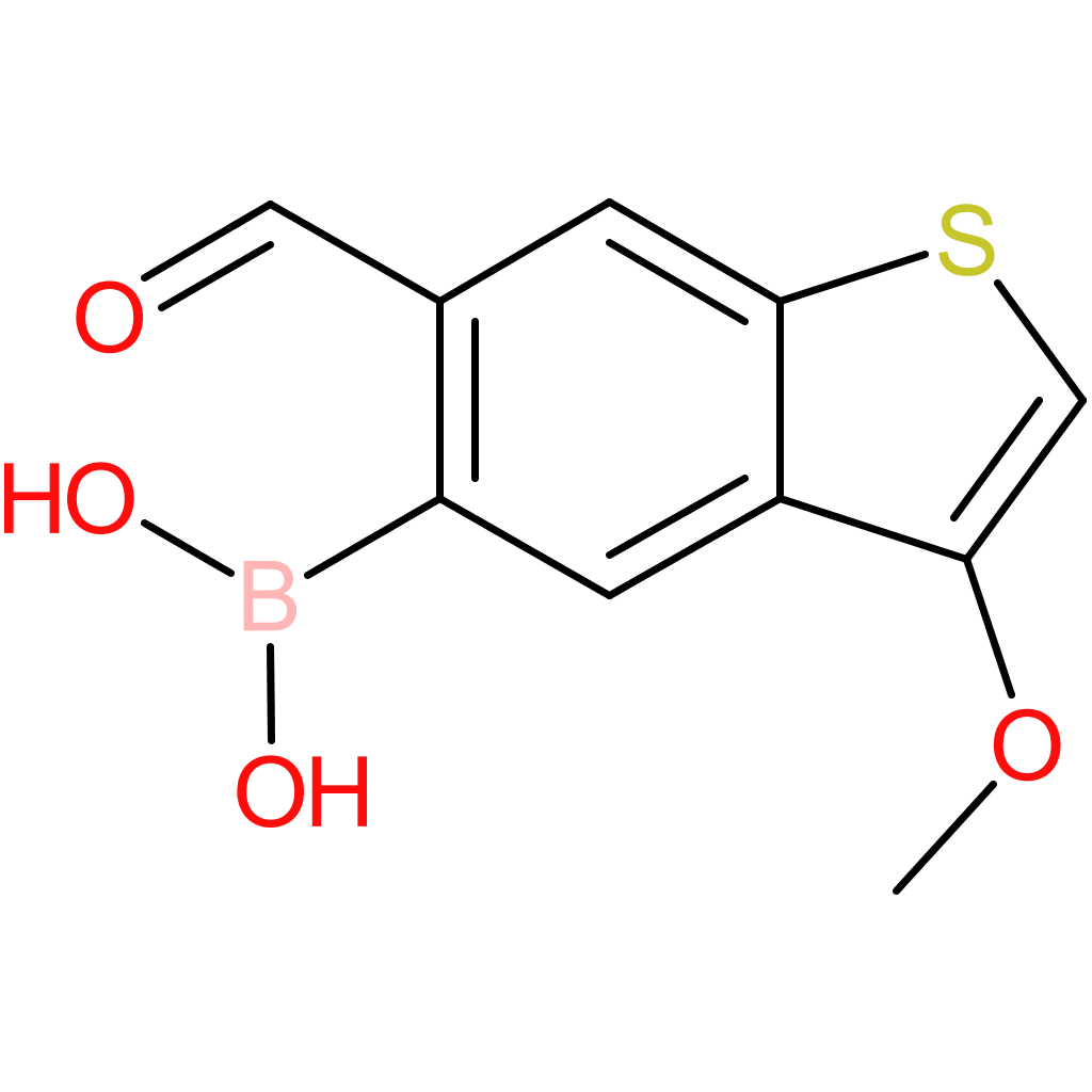 6-formyl-3-methoxybenzothiophene-5-boronic acid