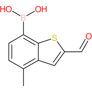 2-formyl-4-methylbenzothiophene-7-boronic acid