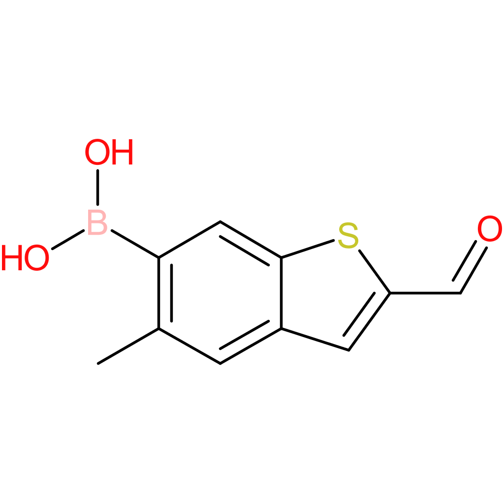 2-formyl-5-methylbenzothiophene-6-boronic acid