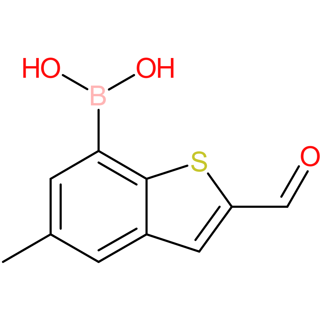 2-formyl-5-methylbenzothiophene-7-boronic acid