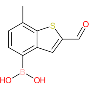 2-formyl-7-methylbenzothiophene-4-boronic acid