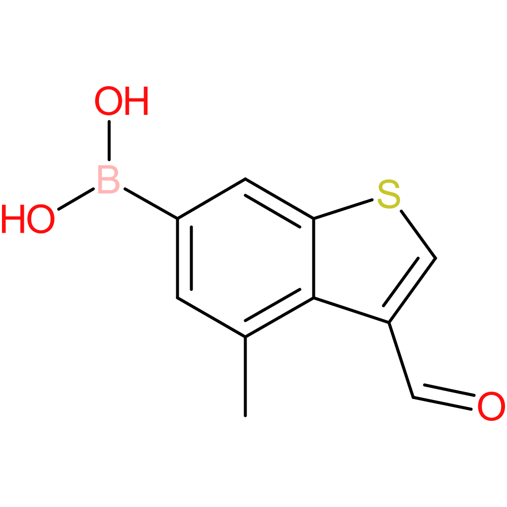 3-formyl-4-methylbenzothiophene-6-boronic acid