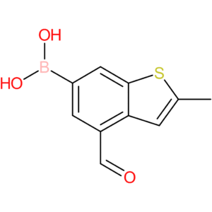 4-formyl-2-methylbenzothiophene-6-boronic acid