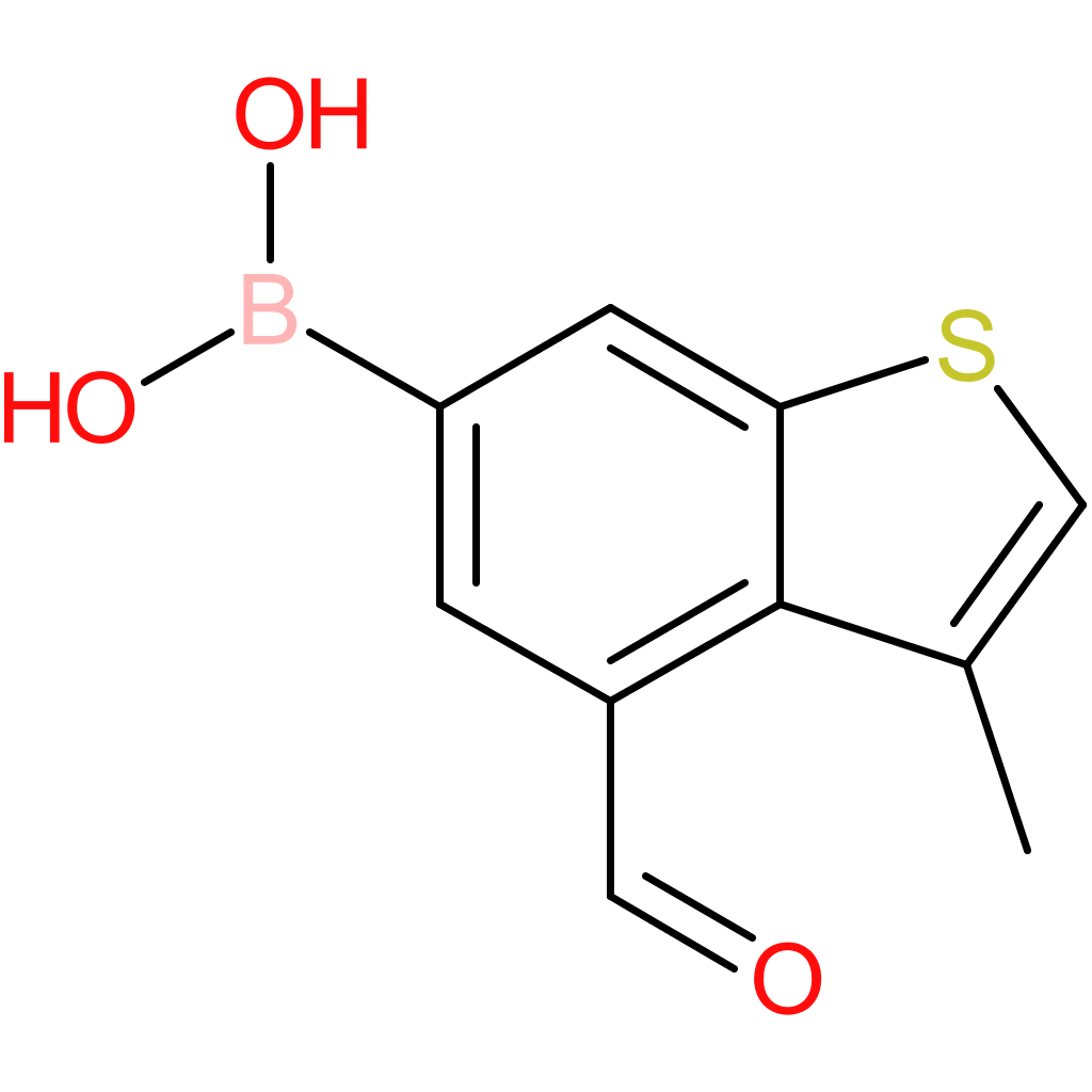 4-formyl-3-methylbenzothiophene-6-boronic acid