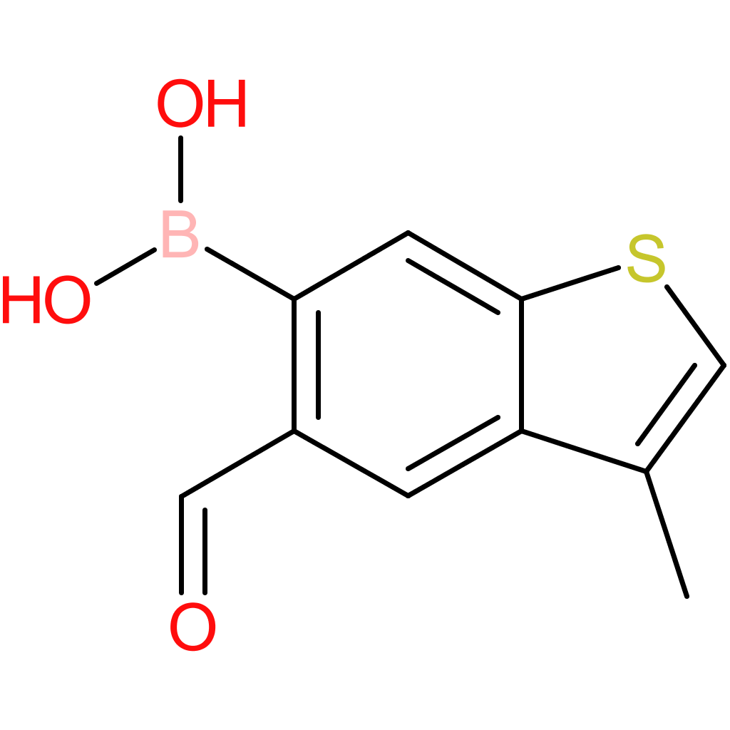 5-formyl-3-methylbenzothiophene-6-boronic acid