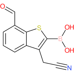 2-borono-7-formylbenzothiophene-3-acetonitrile