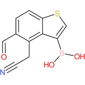 3-borono-5-formylbenzothiophene-4-acetonitrile