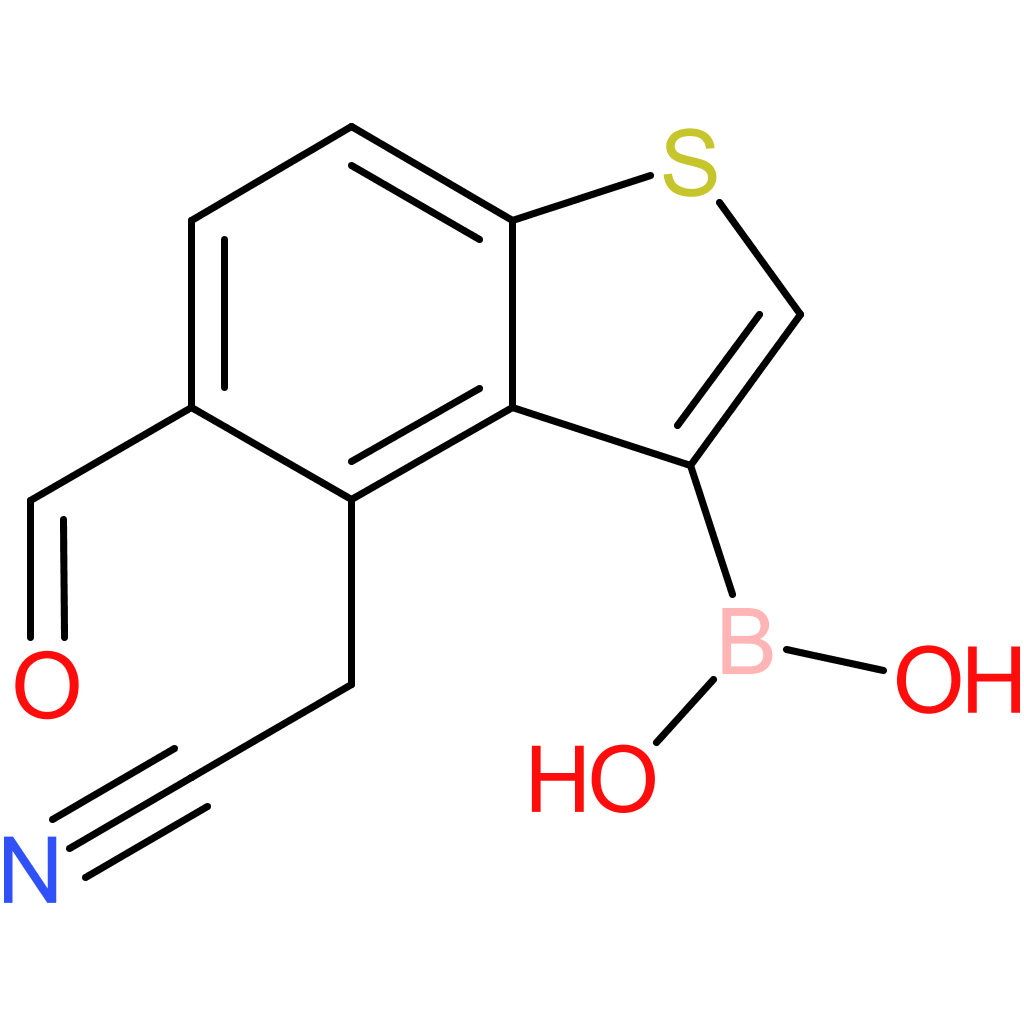 3-borono-5-formylbenzothiophene-4-acetonitrile