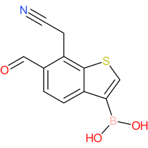 3-borono-6-formylbenzothiophene-7-acetonitrile