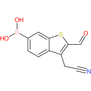 6-borono-2-formylbenzothiophene-3-acetonitrile