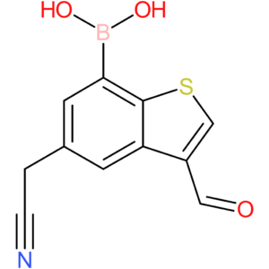 7-borono-3-formylbenzothiophene-5-acetonitrile