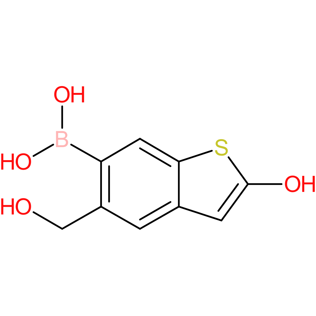 2-hydroxy-5-(hydroxymethyl)benzothiophene-6-boronic acid