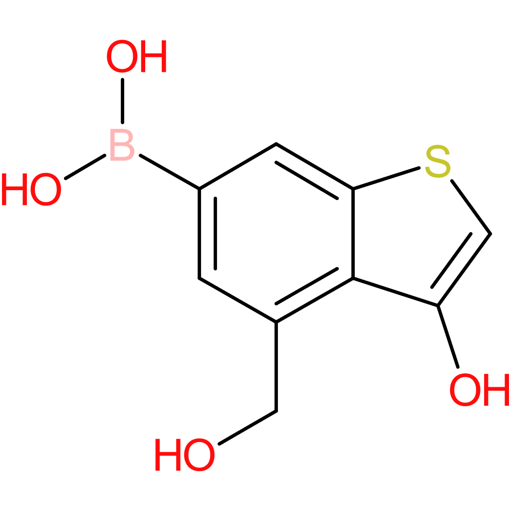 3-hydroxy-4-(hydroxymethyl)benzothiophene-6-boronic acid