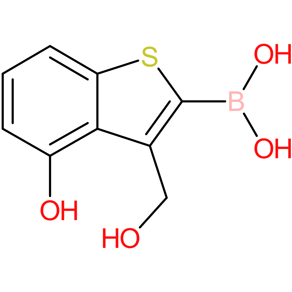 4-hydroxy-3-(hydroxymethyl)benzothiophene-2-boronic acid