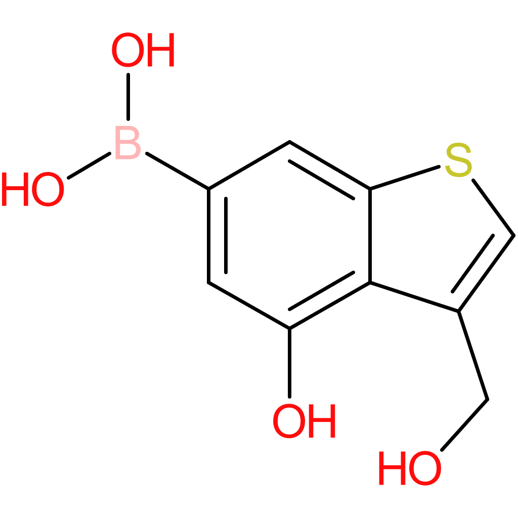 4-hydroxy-3-(hydroxymethyl)benzothiophene-6-boronic acid