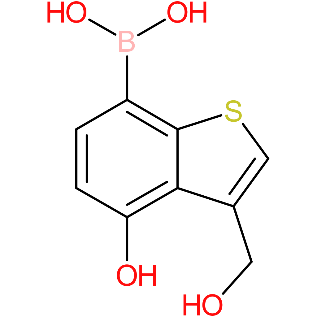 4-hydroxy-3-(hydroxymethyl)benzothiophene-7-boronic acid