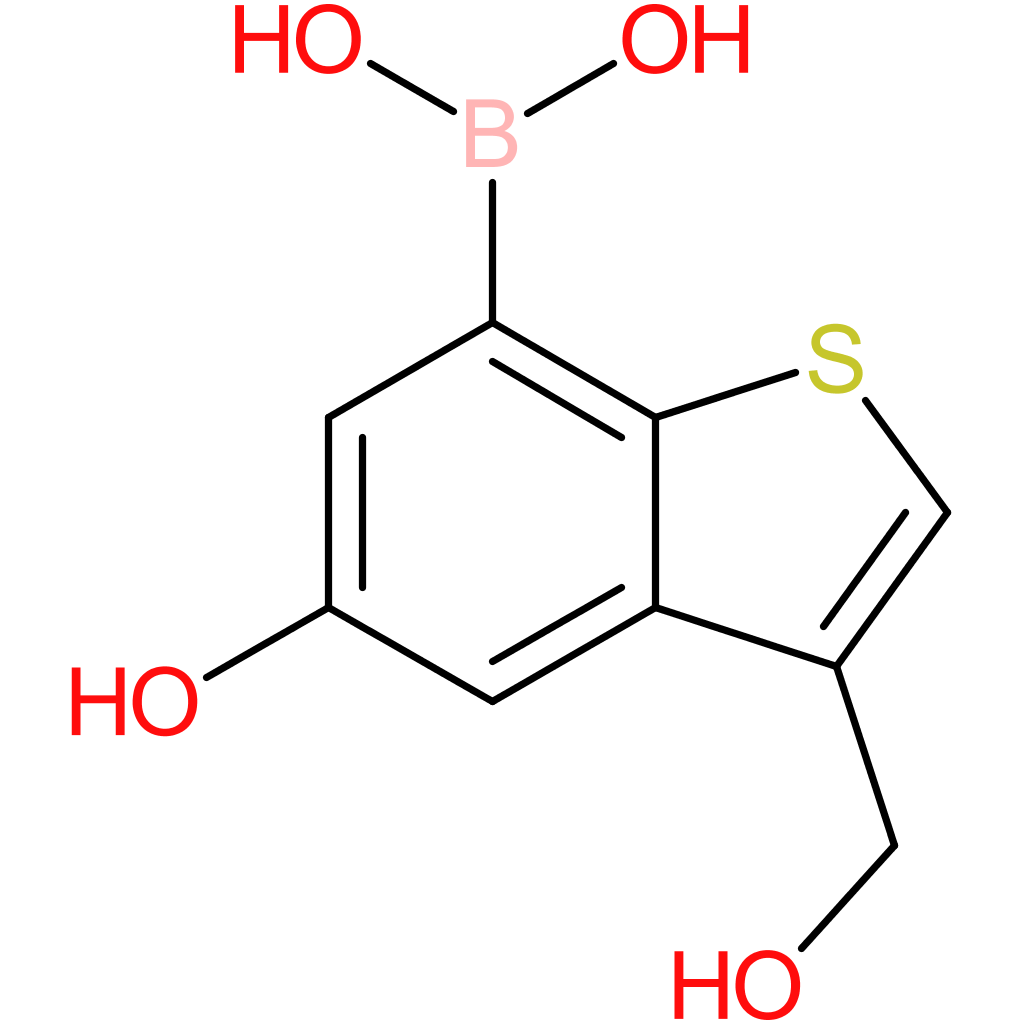 5-hydroxy-3-(hydroxymethyl)benzothiophene-7-boronic acid
