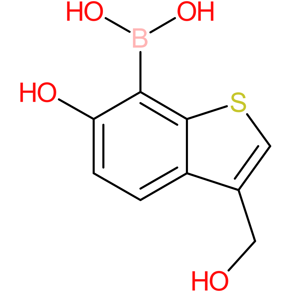 6-hydroxy-3-(hydroxymethyl)benzothiophene-7-boronic acid