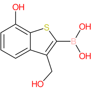 7-hydroxy-3-(hydroxymethyl)benzothiophene-2-boronic acid