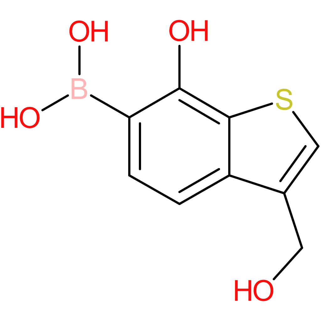 7-hydroxy-3-(hydroxymethyl)benzothiophene-6-boronic acid