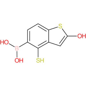 (2-hydroxy-4-sulfanyl-1-benzothiophen-5-yl)boronic acid