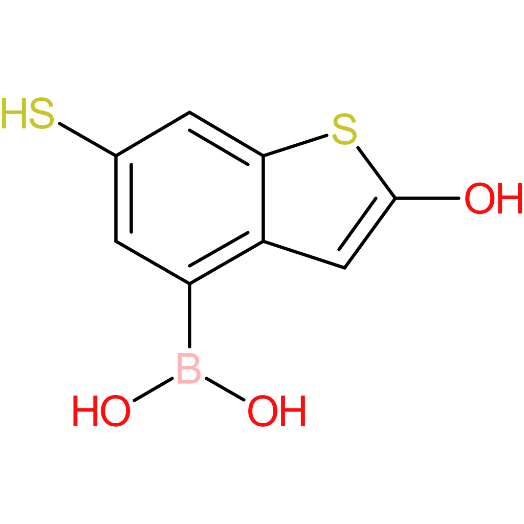 (2-hydroxy-6-sulfanyl-1-benzothiophen-4-yl)boronic acid