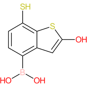 (2-hydroxy-7-sulfanyl-1-benzothiophen-4-yl)boronic acid
