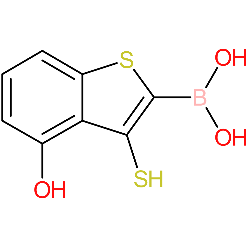 (4-hydroxy-3-sulfanyl-1-benzothiophen-2-yl)boronic acid