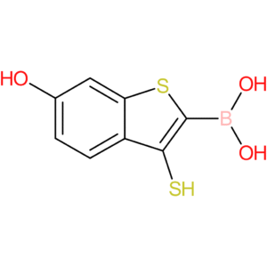 (6-hydroxy-3-sulfanyl-1-benzothiophen-2-yl)boronic acid