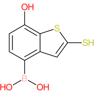 (7-hydroxy-2-sulfanyl-1-benzothiophen-4-yl)boronic acid