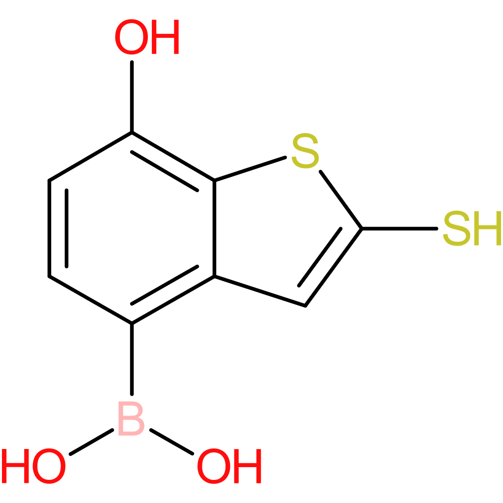 (7-hydroxy-2-sulfanyl-1-benzothiophen-4-yl)boronic acid