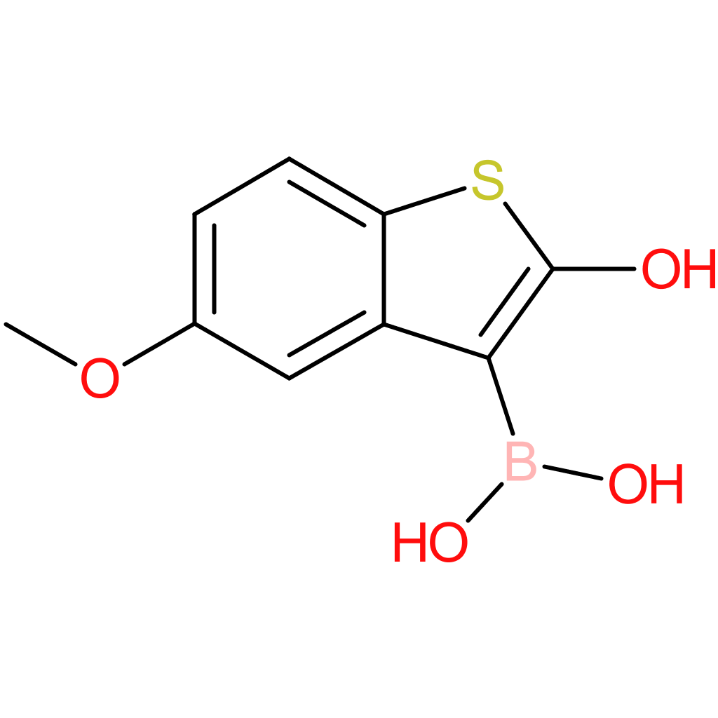 2-hydroxy-5-methoxybenzothiophene-3-boronic acid